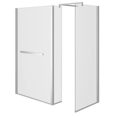 Matrix 1400 x 800mm Ultimate Walk In Enclosure + Side Panel Only 10mm (No Tray) 2 Matrix 1400 x 800mm Ultimate Walk In Enclosure + Side Panel Only 10mm (No Tray) - Image 2