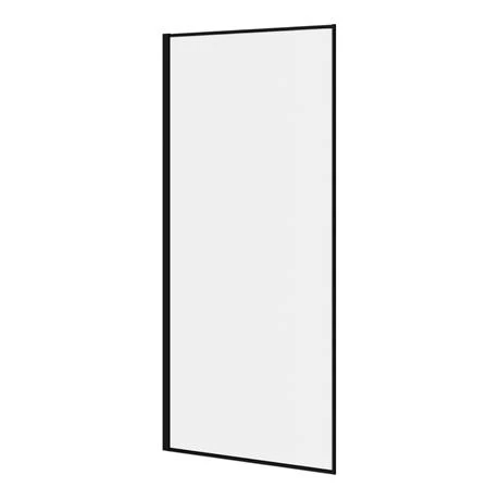 Arezzo 1400 x 900 Walk In Enclosure (incl. 800 Matt Black Framed Screen, Side Panel + White Tray) 2 Arezzo 1400 x 900 Walk In Enclosure (incl. 800 Matt Black Framed Screen, Side Panel + White Tray) - Image 2