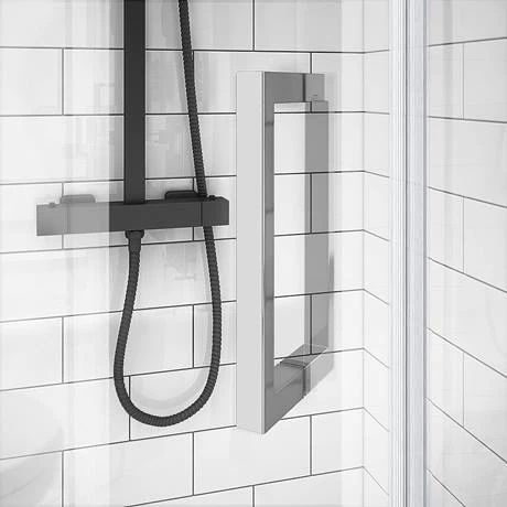 Apollo Frameless LH Hinged Door Square Enclosure 3 Apollo Frameless LH Hinged Door Square Enclosure - Image 3