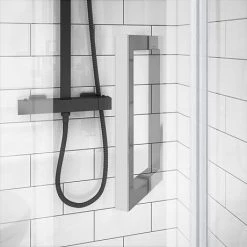 Apollo 800x800mm Frameless Double Door Quadrant Enclosure (inc. Tray + Waste) -Shower Enclosure Ranges Shop APDDQ80 D3 460