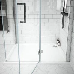 Apollo Frameless RH Hinged Door Rectangular Enclosure -Shower Enclosure Ranges Shop APHDELH d4 460