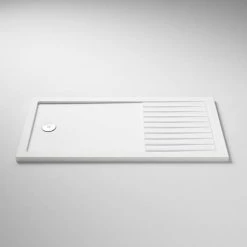 Arezzo 1400 x 900 Fluted Glass Matt Black Walk In Enclosure (inc. Main Screen, Side Panel + Tray) 9 Arezzo 1400 x 900 Fluted Glass Matt Black Walk In Enclosure (inc. Main Screen, Side Panel + Tray) -Shower Enclosure Ranges Shop AZFGMB149E d3 460