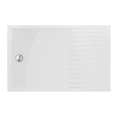 Arezzo 1400 x 900 Grey Tinted Glass Wet Room (inc. Screen, Side Panel + Tray) 2 Arezzo 1400 x 900 Grey Tinted Glass Wet Room (inc. Screen, Side Panel + Tray) - Image 2