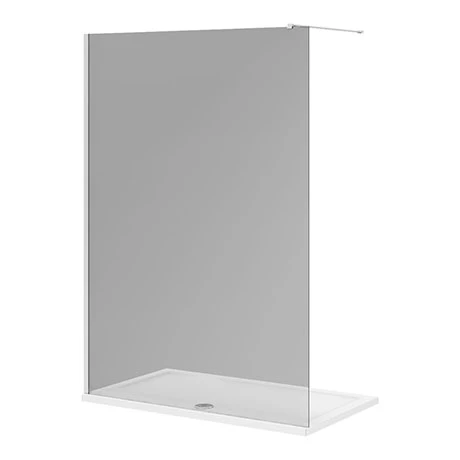 Arezzo 1400 x 800 Grey Tinted Glass Wet Room (inc. 1400 Screen + Tray) 1 Arezzo 1400 x 800 Grey Tinted Glass Wet Room (inc. 1400 Screen + Tray)