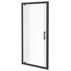 Toreno Matt Black 800 x 1850 Pivot Shower Door -Shower Enclosure Ranges Shop BLK8PVD d3 460