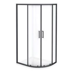 Toreno Matt Black 900 x 760mm Offset Quadrant Shower Enclosure 6 Toreno Matt Black 900 x 760mm Offset Quadrant Shower Enclosure -Shower Enclosure Ranges Shop BLK976Q2D d4 460