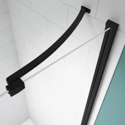 Merlyn Black Hinge & Inline Shower Door -Shower Enclosure Ranges Shop BLKH900REC D3 460