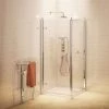 Burlington Traditional Hinged Shower Door & Side Panel