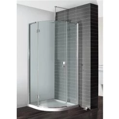 Crosswater - Design Quadrant Single Hinged Door Shower Enclosure - 3 Size Options