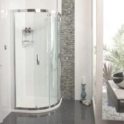 Roman - Embrace Single Door Quadrant Shower Enclosure - 2 Size Options