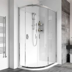 Roman - Haven8 Two Door Offset Quadrant Shower Enclosure - Various Size Options