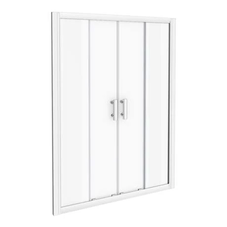 Toreno 1400mm Double Sliding 8mm Easy Fit Shower Door 3 Toreno 1400mm Double Sliding 8mm Easy Fit Shower Door - Image 3