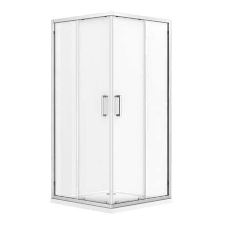 Monza 800 x 800mm Square Corner Entry Shower Enclosure without Tray 2 Monza 800 x 800mm Square Corner Entry Shower Enclosure without Tray - Image 2