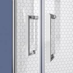 Monza LH Offset Quadrant Shower Enclosure + Pearlstone Tray (Various Sizes) -Shower Enclosure Ranges Shop MZOQLH d1 460