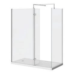 Nova 1400 x 900 Wet Room (inc. Screen, Side Panel + Return Panel with Tray)