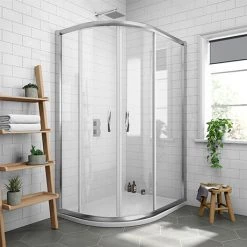 Newark Offset Quadrant Shower Enclosure Only (Easy Fit - Various Sizes)